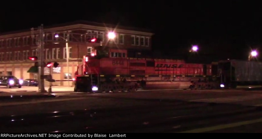 BNSF coal train DPU